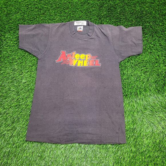 Vintage 80s Alseep At The Wheel Band T-Shirt S/M 18.5x27 Faded USA - Picture 1 of 13
